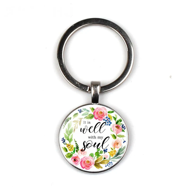 Роза брелки с цитатами из священного писания чтобы отправить его друзьям