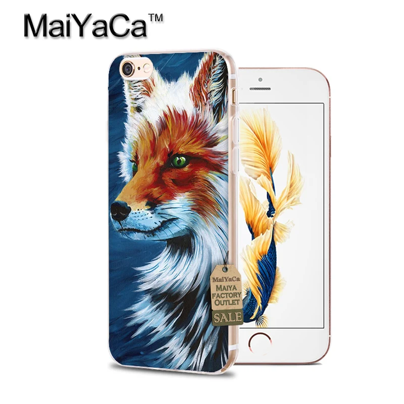 A23 Чехол MaiYaCa для iphone 7 6 X, милый чехол с лисой на осень, Лесной чехол для телефона iphone 11 Pro Max XS XR 6 6s 7 7plus - Цвет: A23