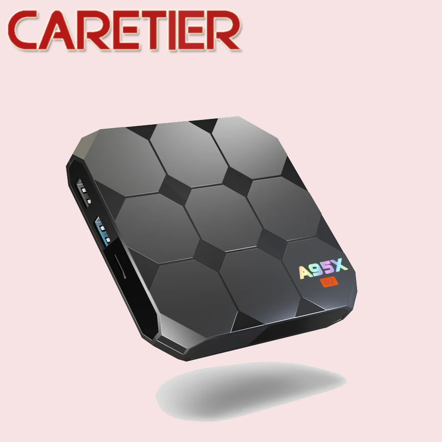 1 шт. A95X R2 Android 7,1 Smart tv Box Amlogic S905W четырехъядерный процессор Cortex A53 2G ram 16G rom телеприставка