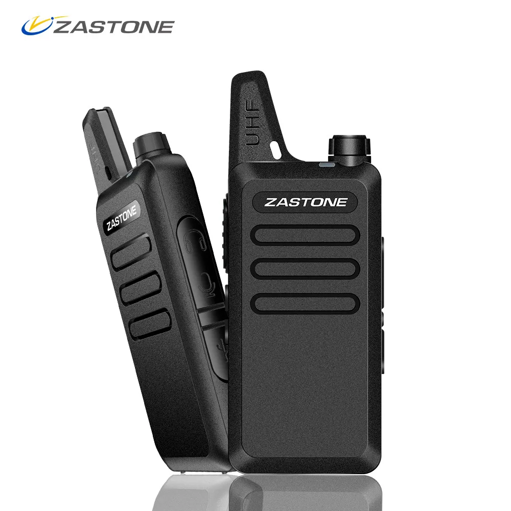 2 шт Zastone портативная рация X6 UHF 400 470MHz черный цвет портативный трансивер Cb радио