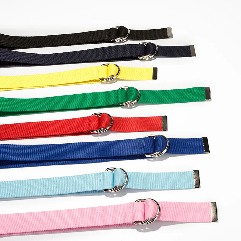 

Fashion Cowboy Buckle Suitable Belt 1 Pcs Canvas Candy Casual Dress