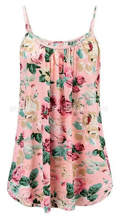 Женская майка размера плюс 5XL 6XL с принтом, повседневная майка без рукавов, черная одежда, летняя пляжная майка на бретелях, уличная одежда, топы с круглым вырезом