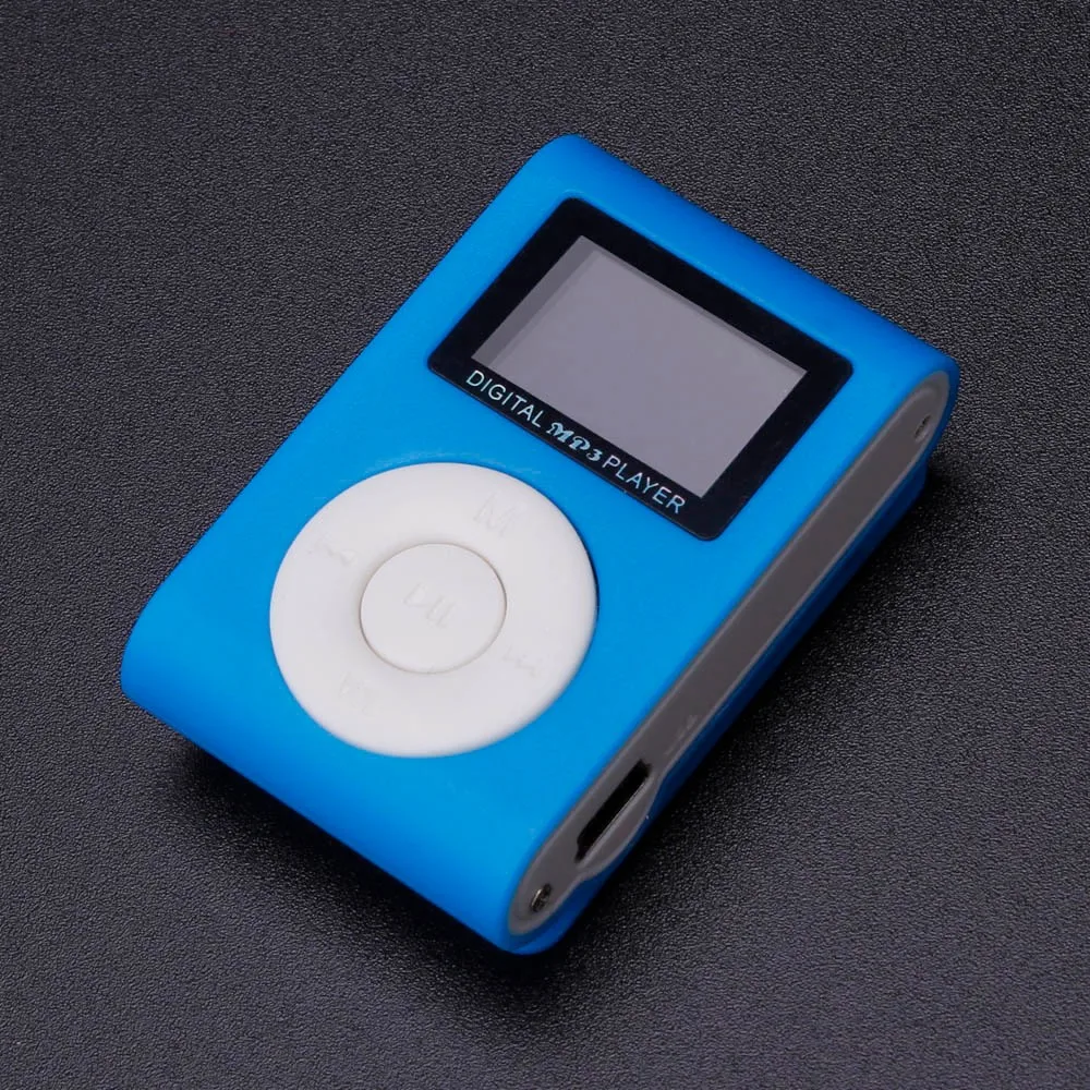 Новинка Лидер продаж модный мини MP3 плеер с usb клипсой поддержка ЖК экрана 32 ГБ Micro