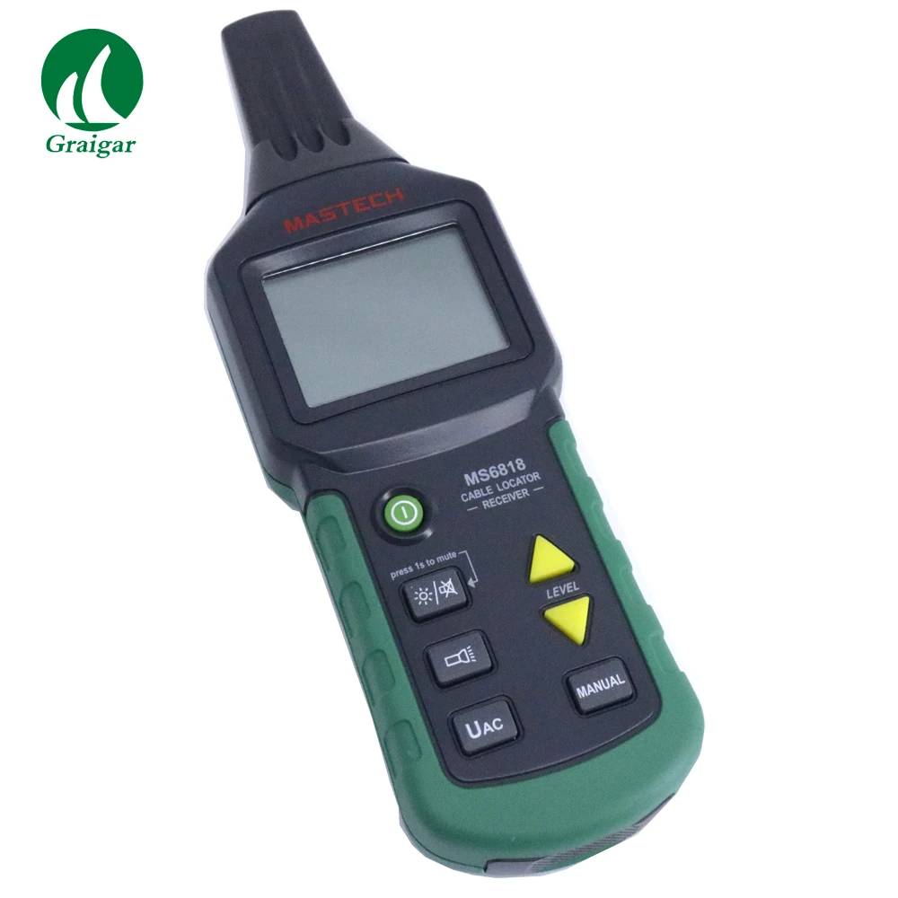 Продвинутый провод трекер Mastech MS6818 локатор для кабелей металлических труб