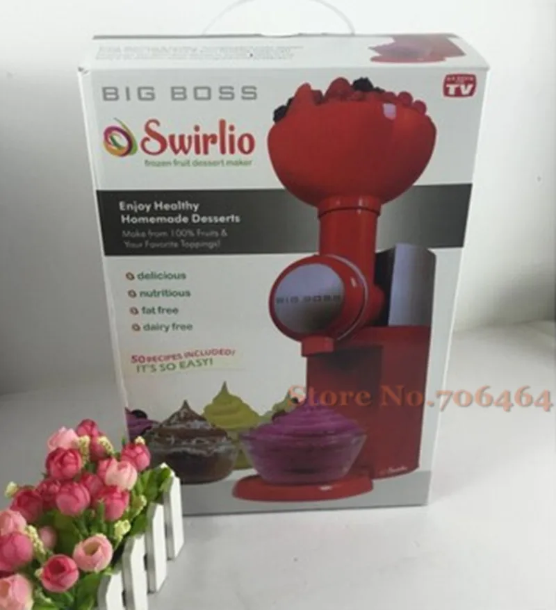 Новая машина для замороженных фруктов пустыни экологически чистая мороженого