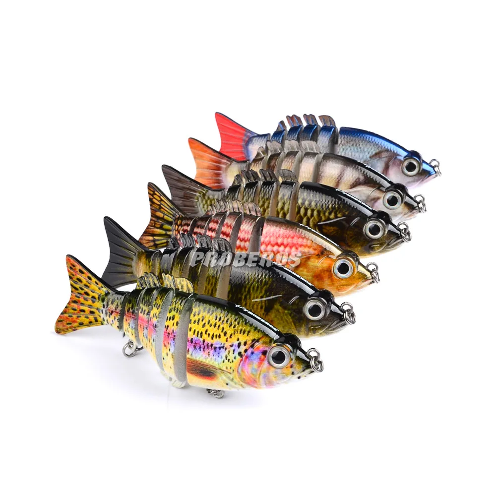 

1 предмет; Новинка; 6 секций рыболовная приманка; Высотка каблука 10 см/20 г crankbait приманки Жесткий рыбы моделирования для доставки прикорма и о...