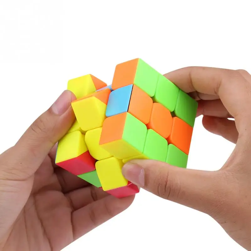 Красочные QiYi воин W 3x3x3 Profissional Magic Cube конкурс гладкой скручивания Скорость
