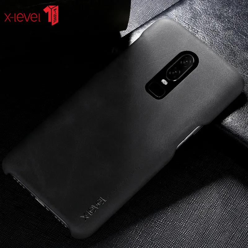 X-level чехол для телефона для OnePlus 6 Чехол One Plus 6 винтажный ультра тонкий мягкий чехол из искусственной кожи чехол для OnePlus 6 роскошный чехол s