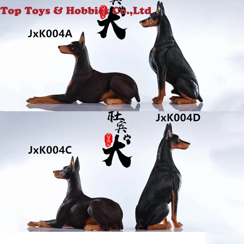 1/6 масштаб модель животного JxK004 Doberman Pinschers игрушки модельки животных подарок для 12 дюймов фигурка сцены Acces коллекция