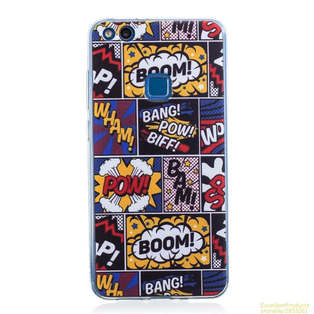 silicone case for Huawei P10 lite fundas hoesje Cute funny cartoon dog cat owl panda boom tpu cover coque etui kryt | Мобильные