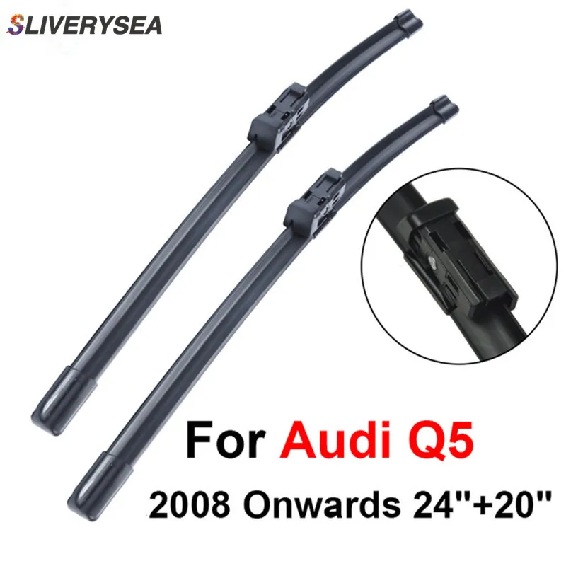 SALIVERYSEA Wiper Blade For Audi Q5 2008 Onwards 24''+20'' High Quality Iso9000 Natural Rubber Clean Front Windshield CPC203-5 |