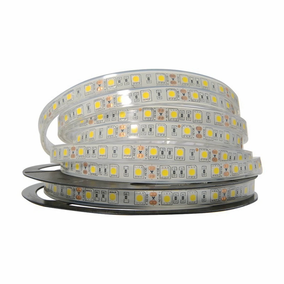 Водонепроницаемая светодиодная лента SMD5050 для подводной съемки IP68 5 м 300