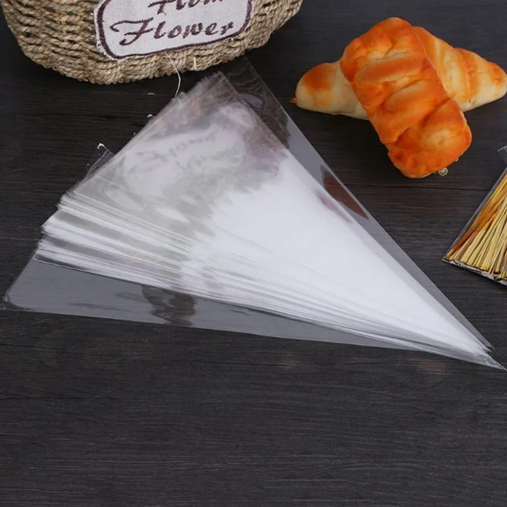 Одноразовый пластиковый кондитерский мешок 50 штук пакет инструмент для