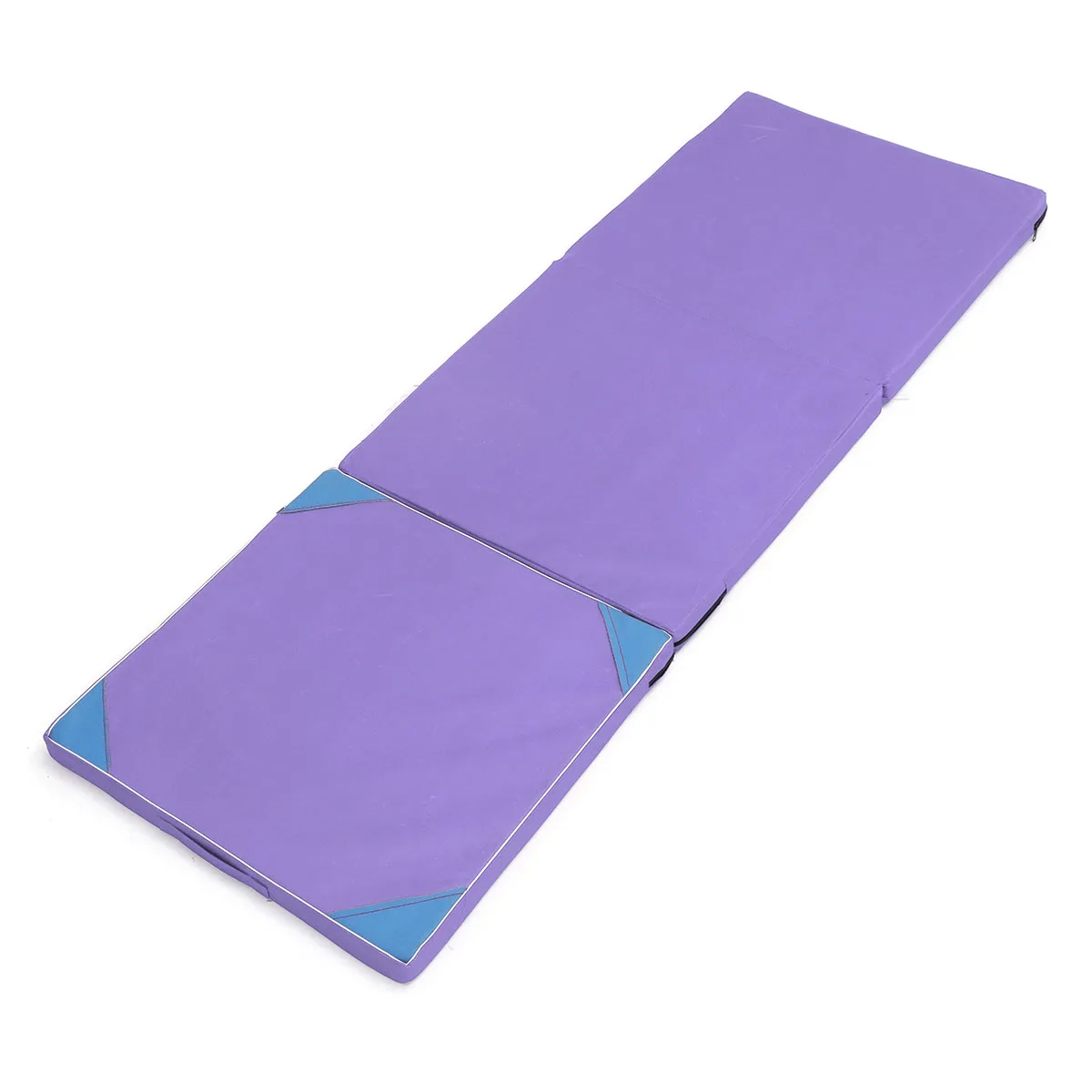 Фиолетовый Folding Gymnastics Mat Gym Yoga Mat Non Slip Dance Exercise Fitness Judo Pilates Gym Indoor Outdoor Picnic Mat 180x60x5cm - Цвет: Фиолетовый