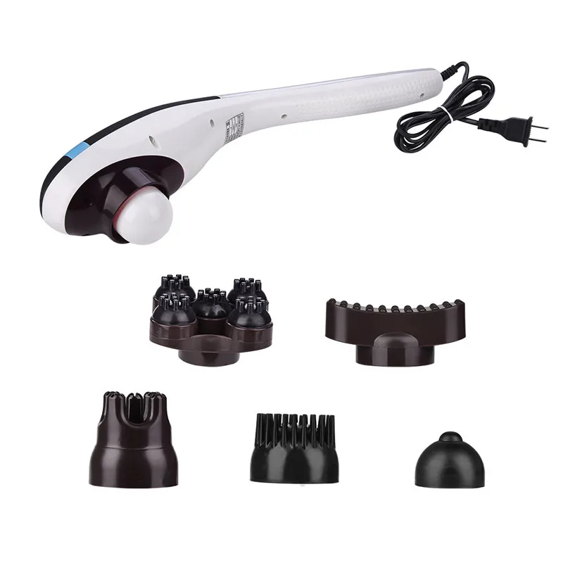 

6 in 1 Electric Massager Deep Tissue Percussion Therapeutic Electric Massage Stick for Muscles Back Neck Full Body Pain Relief 0