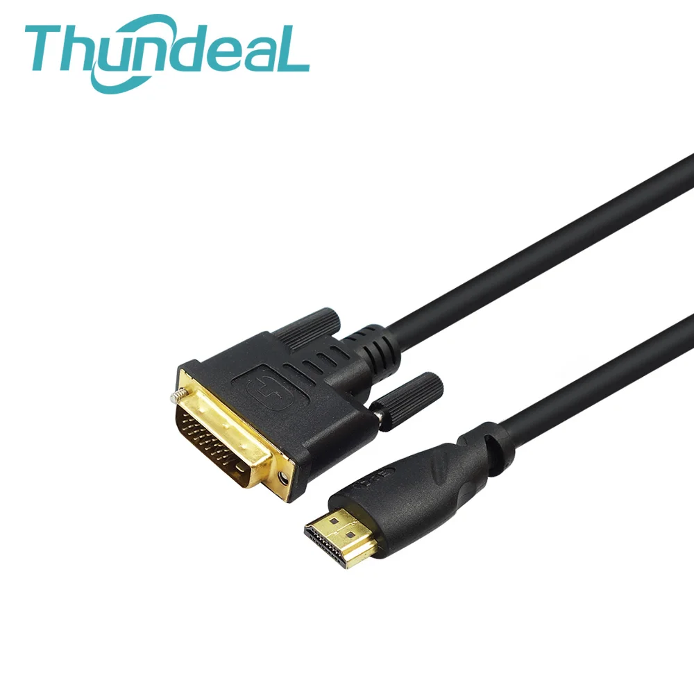 Универсальный обратного преобразования 5FT 1.5 м DVI/HDMI Совместимость HDMI/DVI DVI-D 24 + 1 Pin