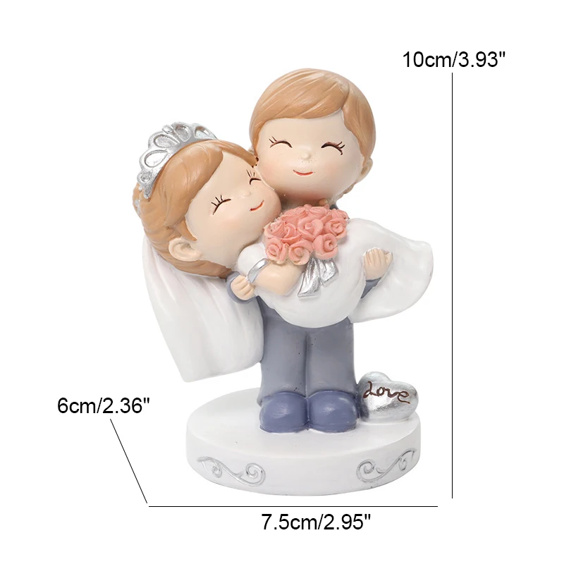 Мультфильм пара модель Фигурка креативный любовник мини-орнамент Декор торт