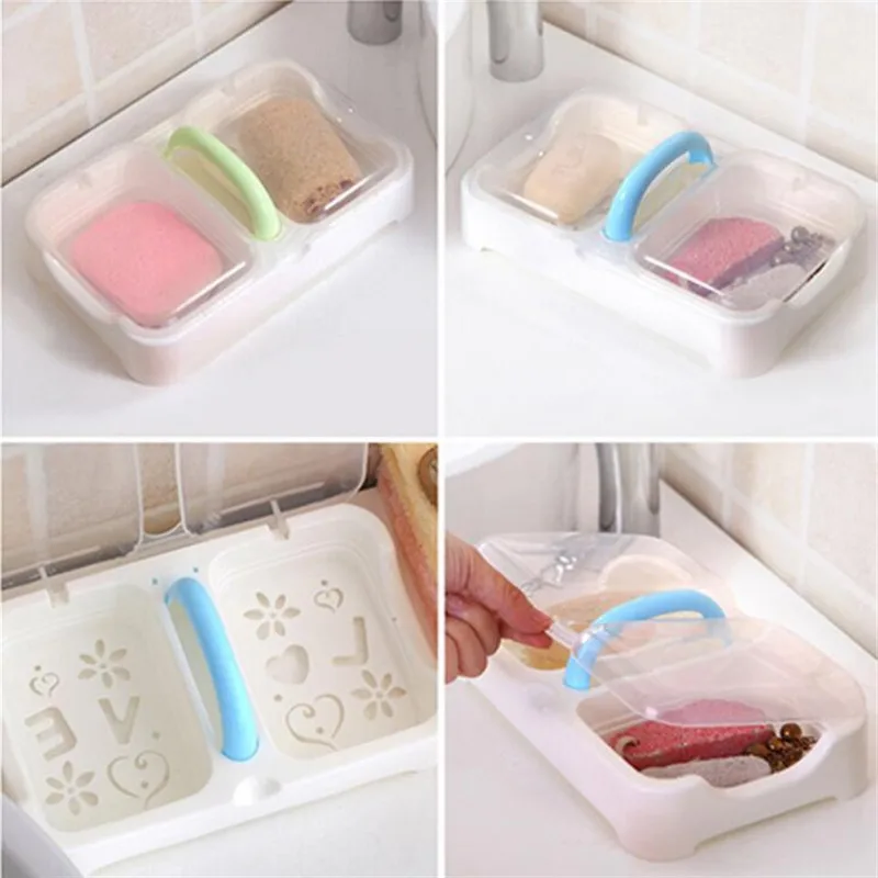 CTREE 1 шт. новинка портативная для путешествий двойная мыльница держатель душа