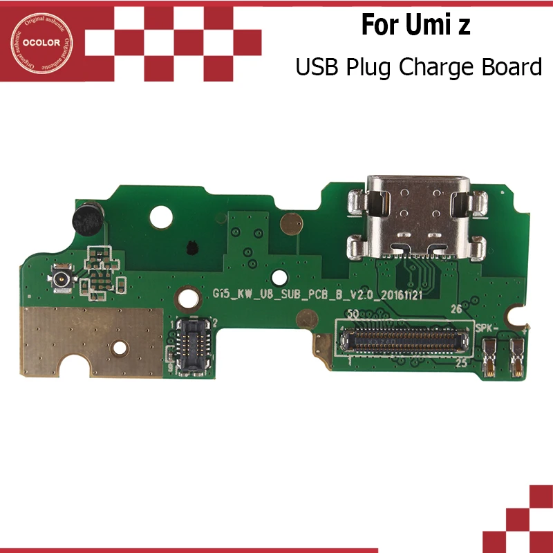 Ocolor для Umi Z USB порт телефон вилка плата зарядки с гибким кабелем PCB смартфон