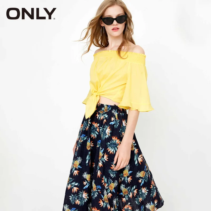 Только женские весенние и летние 2019 новые с открытыми плечами милые