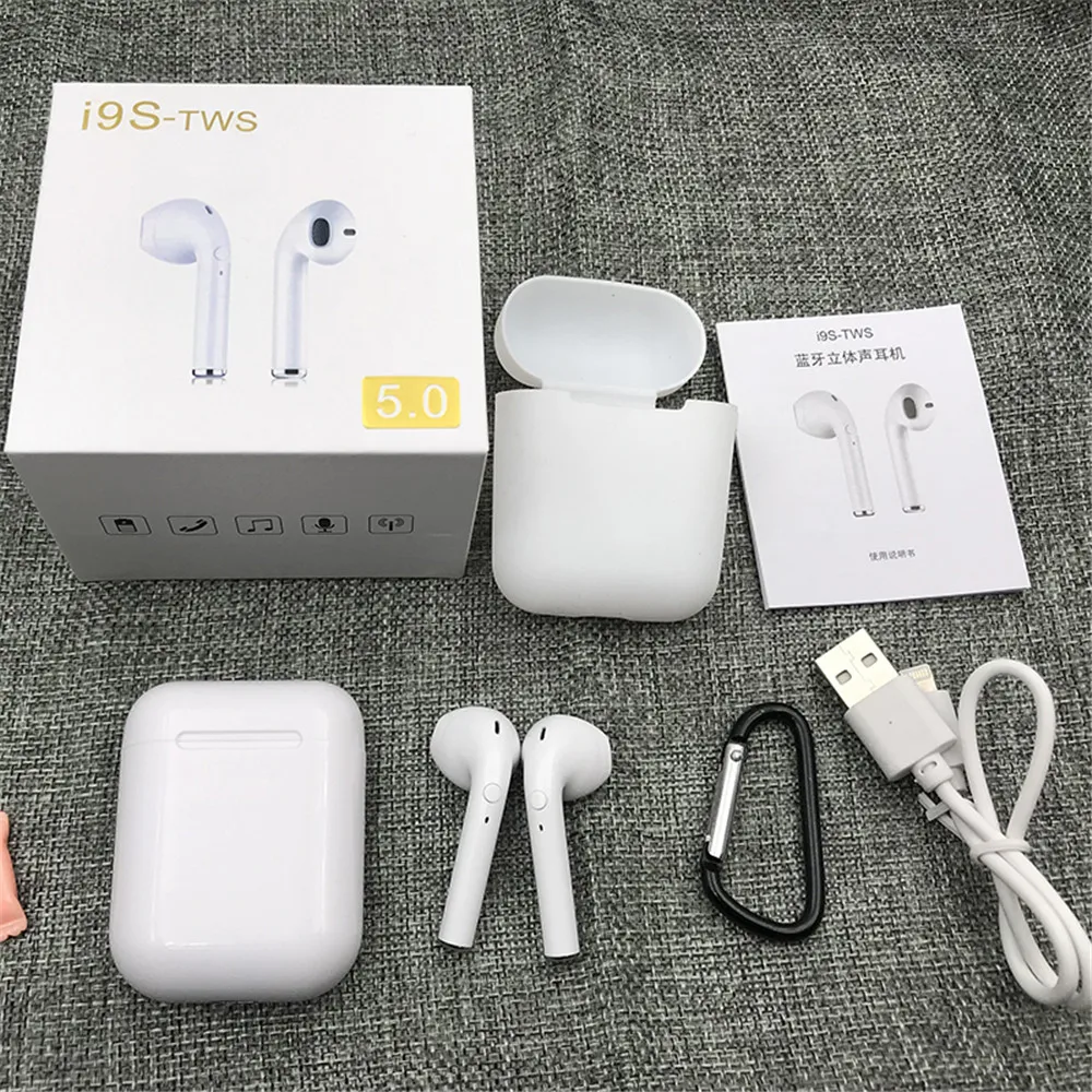 Новые i9s tws наушники мини беспроводные Bluetooth гарнитуры Наушники 5 0 для xiaomi Apple iPhone |