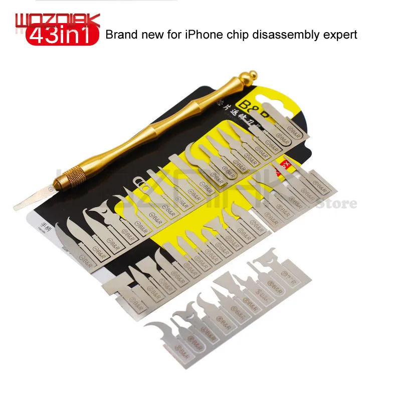 Для IPHONE A7 A8 A9 A10 A11 чип процессора NAND IC инструмент для демонтажа ножа разборка pry BGA