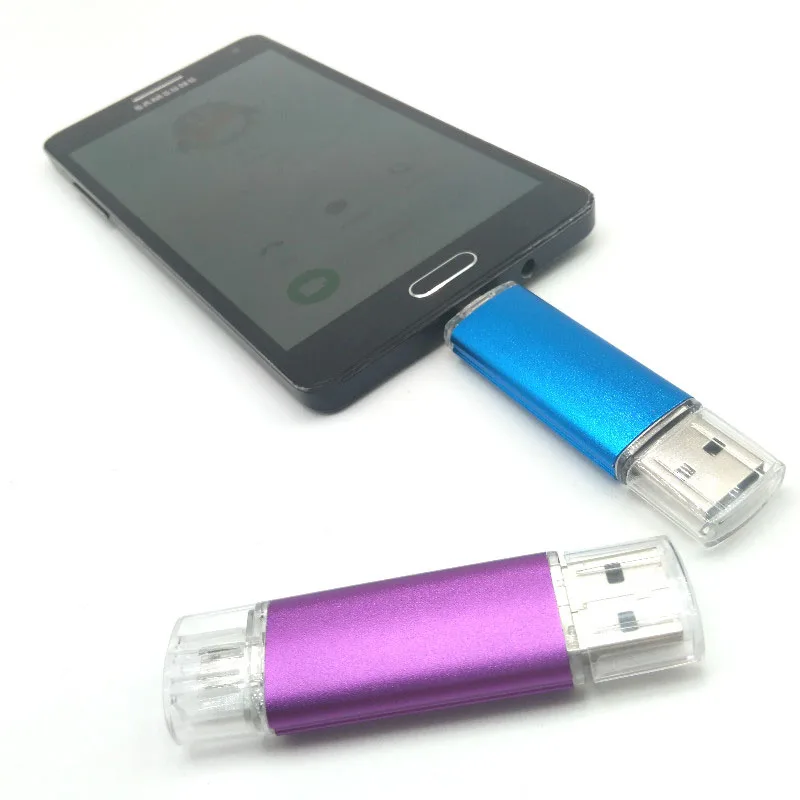 Цветной OTG 8G 16G 32G 64G Мобильный USB флеш накопитель usb флешка Флешка Смартфон Внешняя