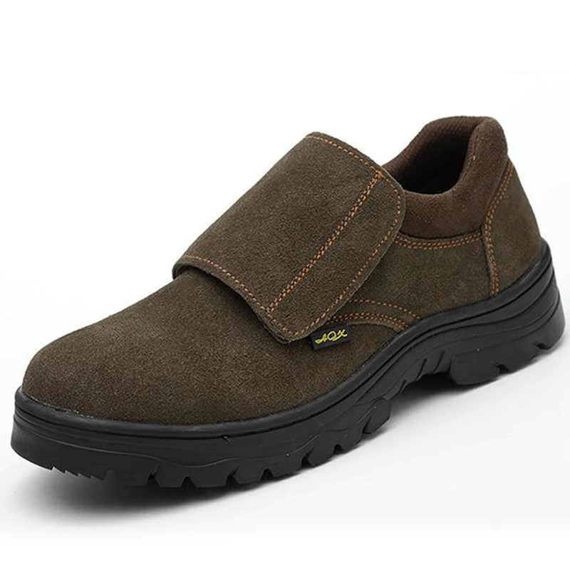 Защитная обувь со стальным носком ботинки для мужчин Рабочая Мужская