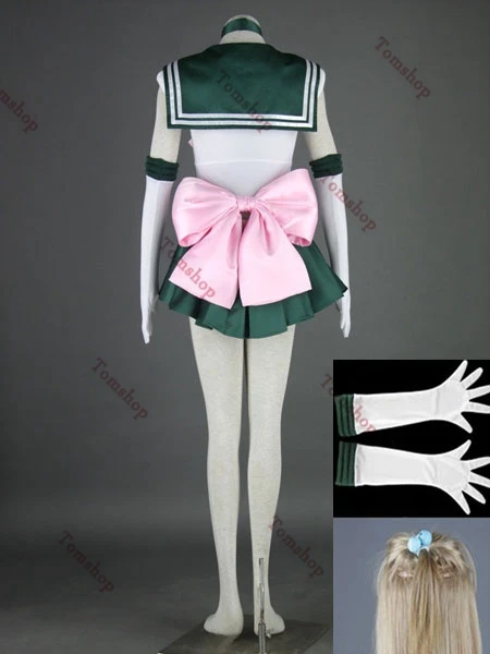 Горячая распродажа! Костюм для косплея аниме Сейлор Мун Макото Кино (Сейлор