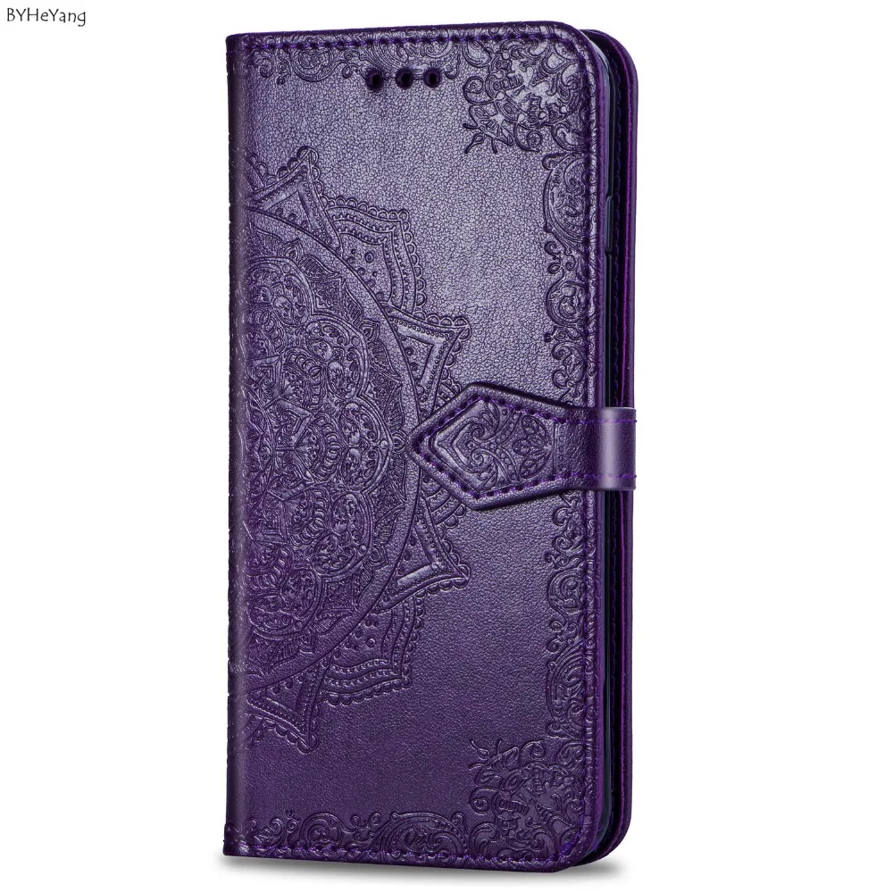 Чехол Enjoy 9 из искусственной кожи и держатель чехлы портмоне ТПУ для Huawei роскошный