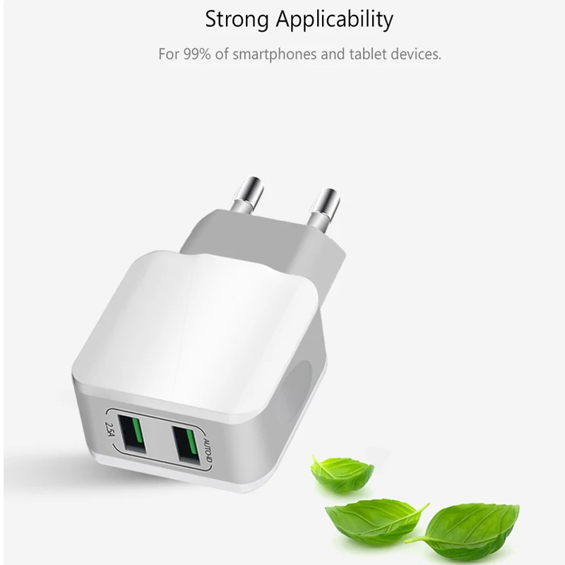 Сетевое зарядное устройство Brorikoy с USB-портом 2 4 А | Мобильные телефоны и