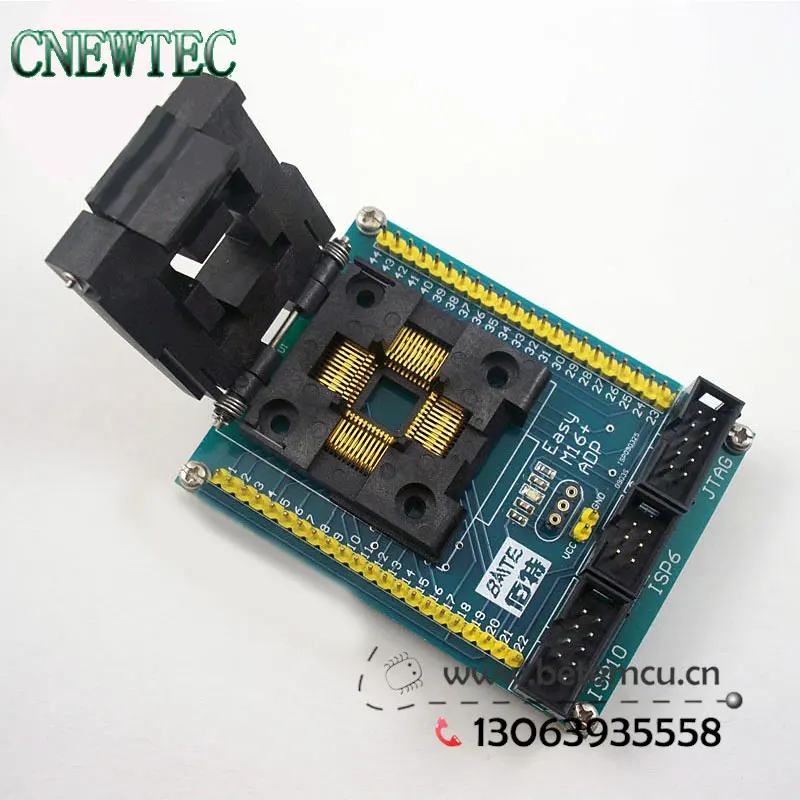 Высокое качество ~ AVR ATmega 16 / 32 QFP44 TQFP44 ISP программатор адаптер Новый - купить по