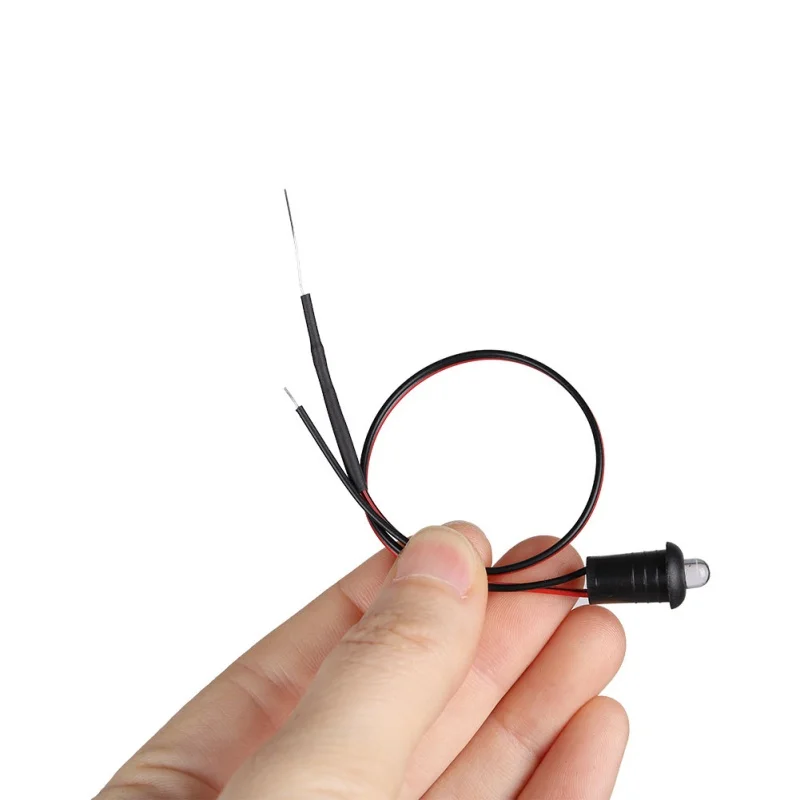 

2 Pcs 12V Blue Red Flashing Dummy Fake Car Alarm Dash Mount LED Light