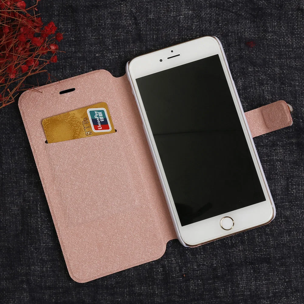 Для Apple iPhone 4, 4S, 5, 5S, SE, 6, 6 S, 7, 8 Plus, 6 P, 7 P, 8 P Plus, роскошный чехол-книжка из искусственной кожи, чехол-кошелек, мягкий чехол, подставка, Fundas