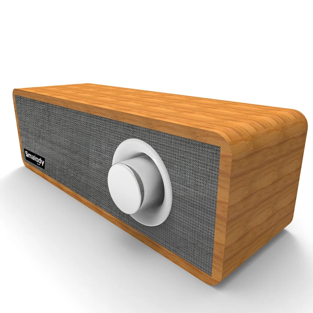 Портативная деревянная беспроводная колонка Hifi Smalody Bluetooth 4 2 динамик 1 стерео мини