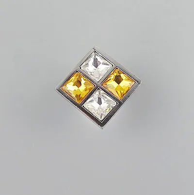 Golden 0mm Супер блестящие хрустальные алмазные ручки мебель раздвижные двери выдвижной ящик шкаф кухонные шкафы шкаф комод ручки - Цвет: Golden 0mm