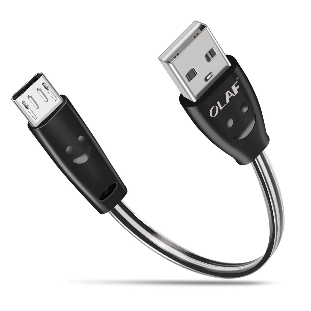 Micro USB кабель улыбающееся лицо светящийся светодиодный светильник Быстрая зарядка USB кабель для передачи данных для iPhone Android мобильный телефон usb кабели для зарядки