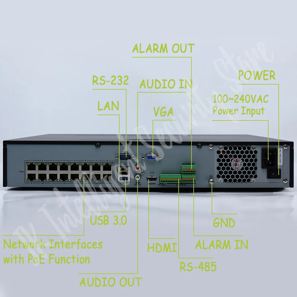 Hikvision бесплатная доставка в наличии ds-7716ni-i4/16 P 16ch NVR 4 sata сети видео Регистраторы