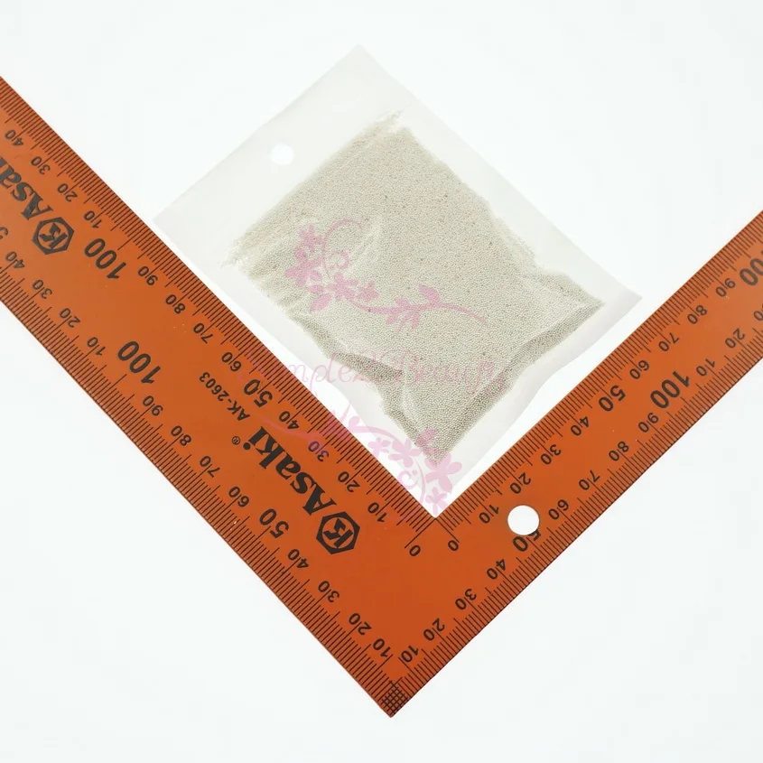 100 грамм 0 4 мм металлический Сталь крошечные микро шар бусы салон акриловый