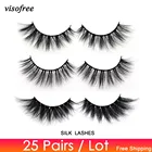 Ресницы Visofree из искусственной норки, 25 парлот, объемные, густые, Длинные