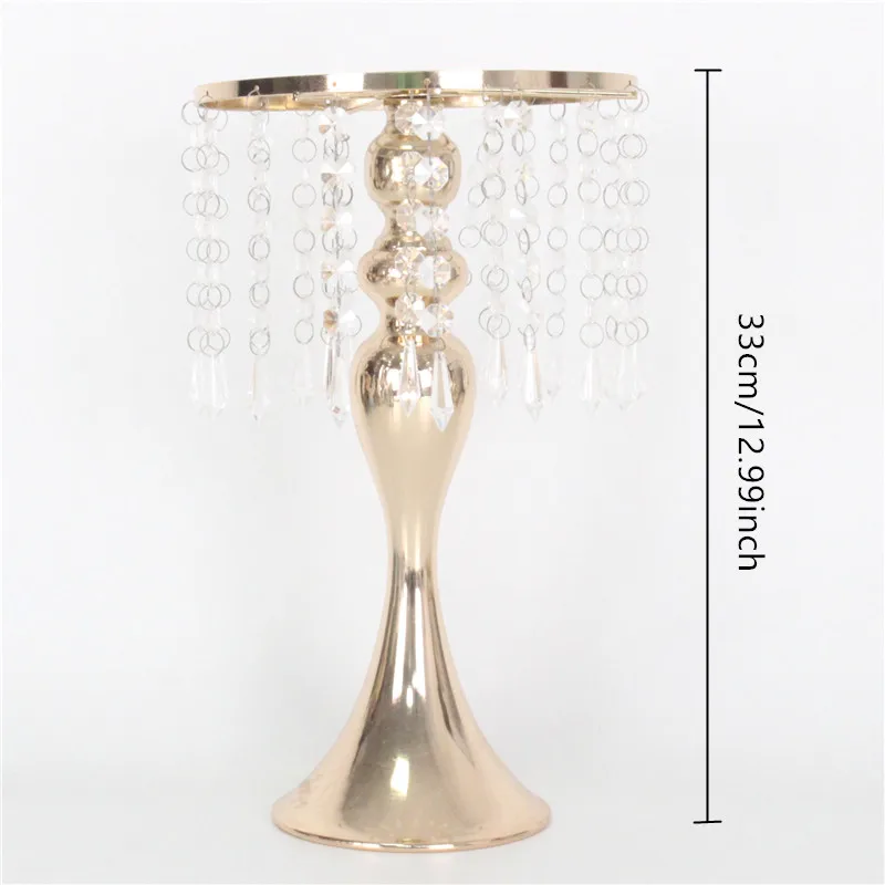 Candlestick D Подгонка 35 см шелковые пионы искусственный цветок шар центральный расположение декора для свадьбы фон стол цветок шар 13 цветов - Цвет: Candlestick D