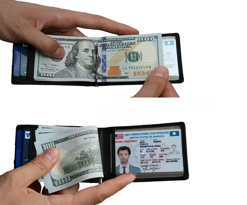 Кошелек мужской из натуральной кожи с Rfid-блокировкой | Багаж и сумки