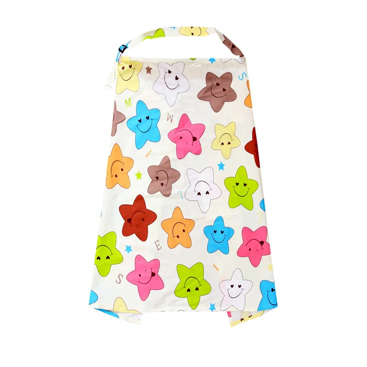 Color stars Дышащий кормление уход за кожей мамы Грудное вскармливание накидка-пончо Up хлопок Регулируемая декольте крышка T0893 - Цвет: Color stars