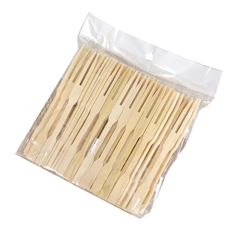 80pcs 80 шт. фрукты вилы еда Шпажки для канапе торт овощи десерт салат Щупы для мангала коктейль зубочистка шампур вечерние вечеринок кухонный инвентарь для бара - Цвет: 80pcs