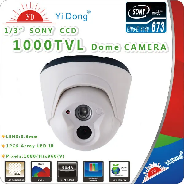 Effio E 4140 673 Chipset 1000TVL SONY CCD CAMERA 0.001LUX Surveillance Security CCTV Camera 1/3'' Sony 960H Camera|camera ip wifi ptz|camera