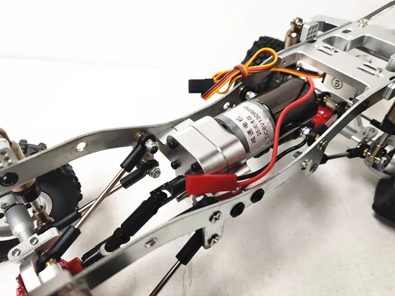 WPL C14 C24 RC запчасти для автомобилей Обновление полностью металлический каркас шасси автомобиля