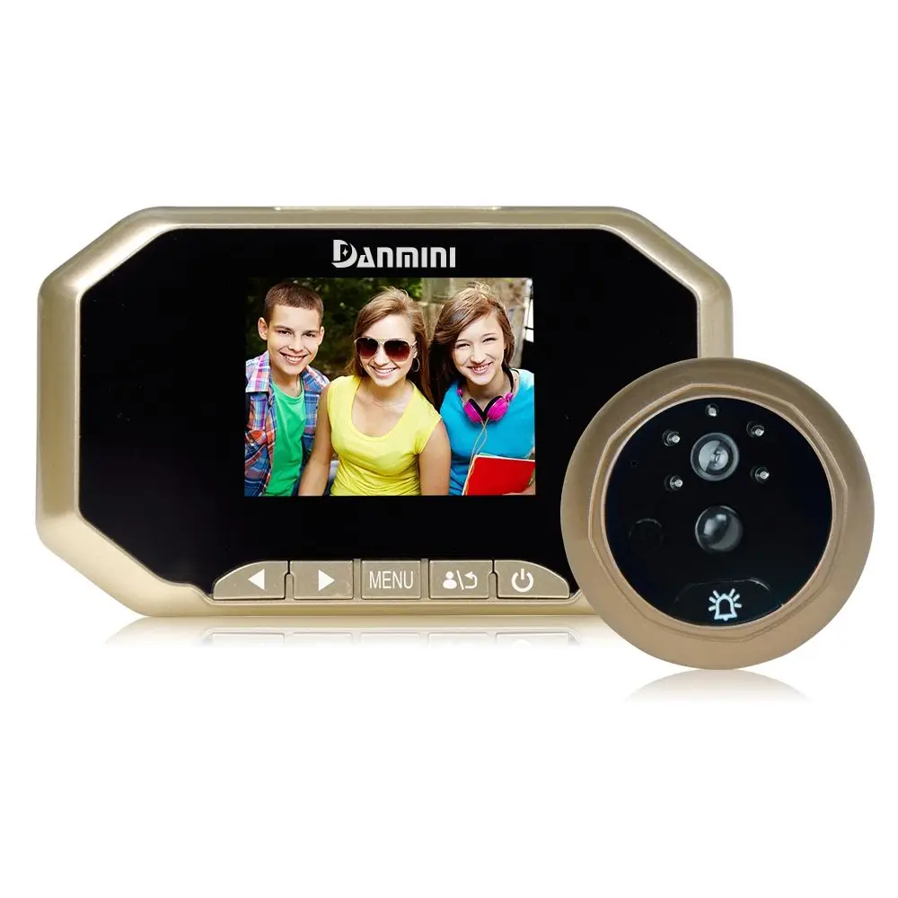 New LCD 3.0&quot Digital Doorbell Electronic Door Bell Viewer Night Peephole Camera Recording Photo/Video | Обустройство дома
