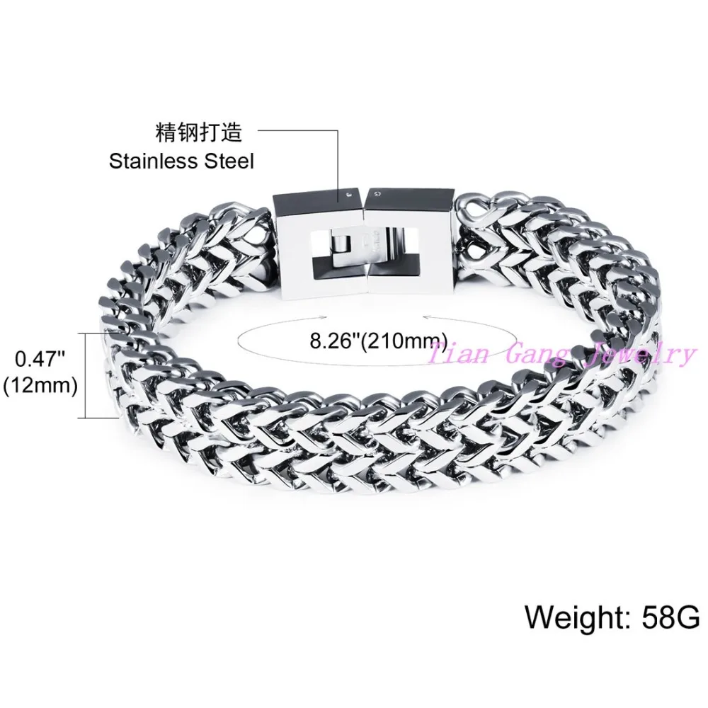 Новое поступление модные мужские ювелирные изделия в стиле панк-рок двухслойный