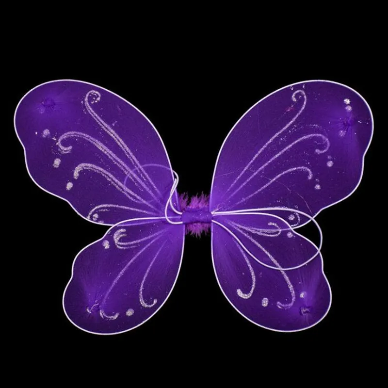 

New Colorful Butterfly Wings Kids Children Princess Fairy Girls Wings Cosplay Props Party Decoration Costume Halloween