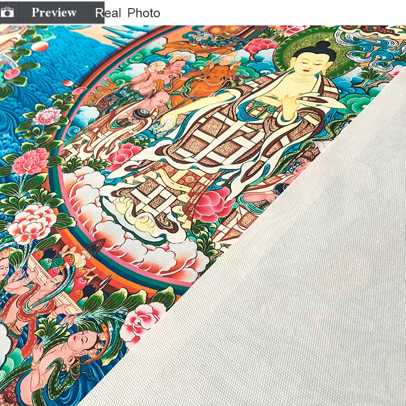 Sakyamuni and Arhat Thangka тибетская Классическая художественная копия буддистская статуя